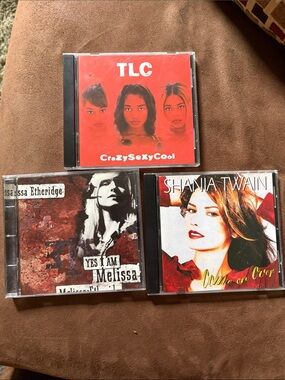 TLC, Melissa Etheridge and Shania Twain Trio CD’s